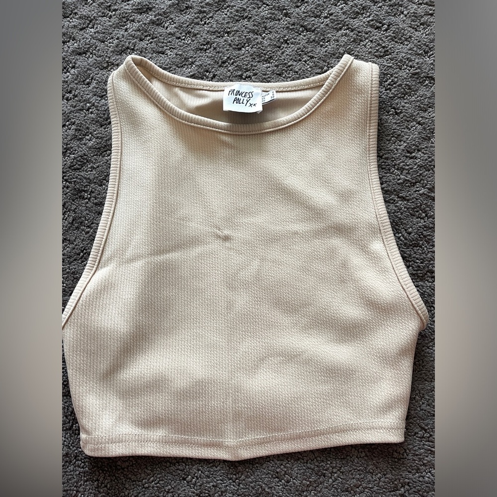 Cute Princess Polly Cream Tank Top!